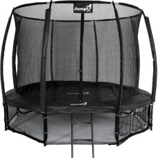 Батут Jumpi Maxy Comfort Plus с внутренней сеткой 12,5 футов 374 см черный