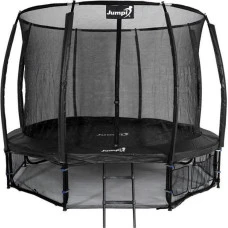 Батут Jumpi Maxy Comfort Plus с внутренней сеткой 12,5 футов 374 см черный