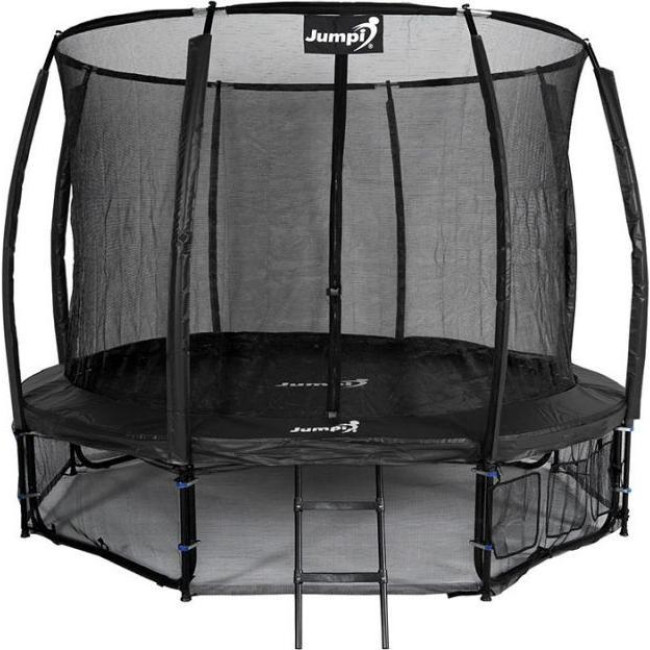 Батут Jumpi Maxy Comfort Plus с внутренней сеткой 12,5 футов 374 см черный