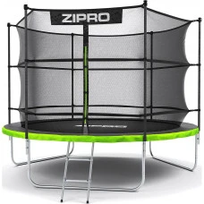 Батут Zipro Jump Pro з внутрішньою сіткою 10 футів 312 см чорно-зелений