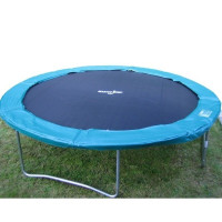 Батут MASTERJUMP Super без сетки 365 см голубой