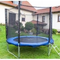 Батут Bituxx M16529 с наружной сеткой 12 футов 370 см черно-синий