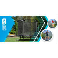 Батут THUNDER INSIDE ELITE с внутренней сеткой 16 футов 488 черный