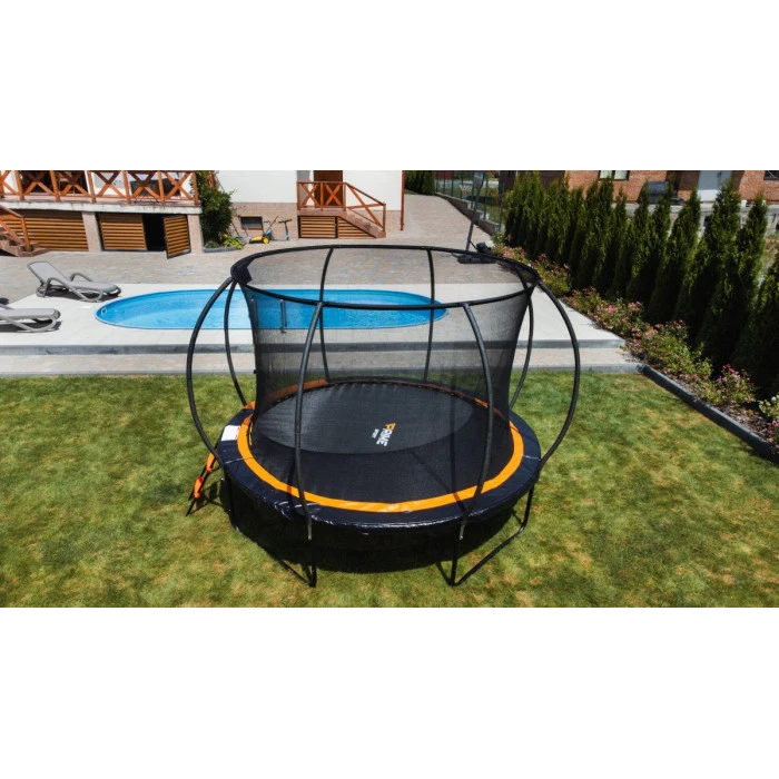 Батут PRIME SPORT INSIDE TITANPRO с внутренней сеткой 10 футов оранжевый