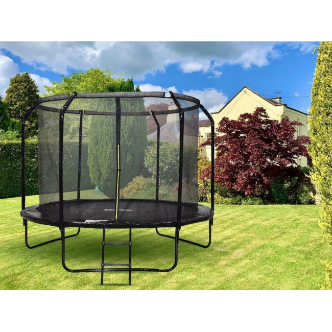 Батут SkyFlyer TR0034 с внутренней сеткой 10 футов 304 см черный