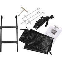 Батут SkyFlyer TR0034 с внутренней сеткой 10 футов 304 см черный