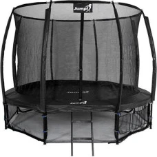 Батут Jumpi Maxy Comfort Plus с внутренней сеткой 10 футов 312 см черный