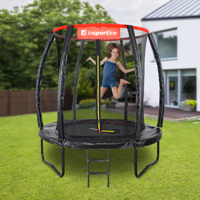 Пружинний чохол для батута inSPORTline Flea 183 cm - чорний