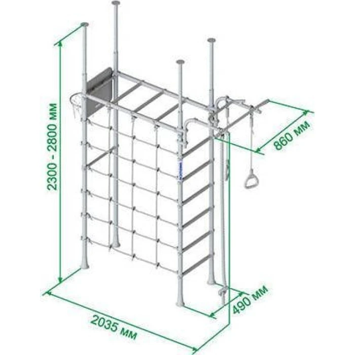 Детская игровая площадка Romana Pegas, фиолетовая