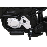 Детский аккумуляторный мотоцикл BMW F850 GS Желтый + Опорные колеса + Аудио LED + Free Start + EVA