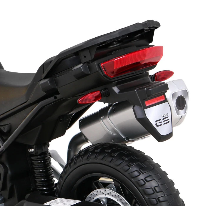 Дитячий акумуляторний мотоцикл BMW F850 GS Жовтий + Опорні колеса + Аудіо LED + Free Start + EVA