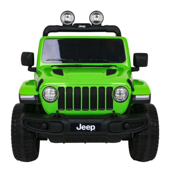 Детская аккумуляторная машинка Jeep Wrangler Rubicon Зеленая