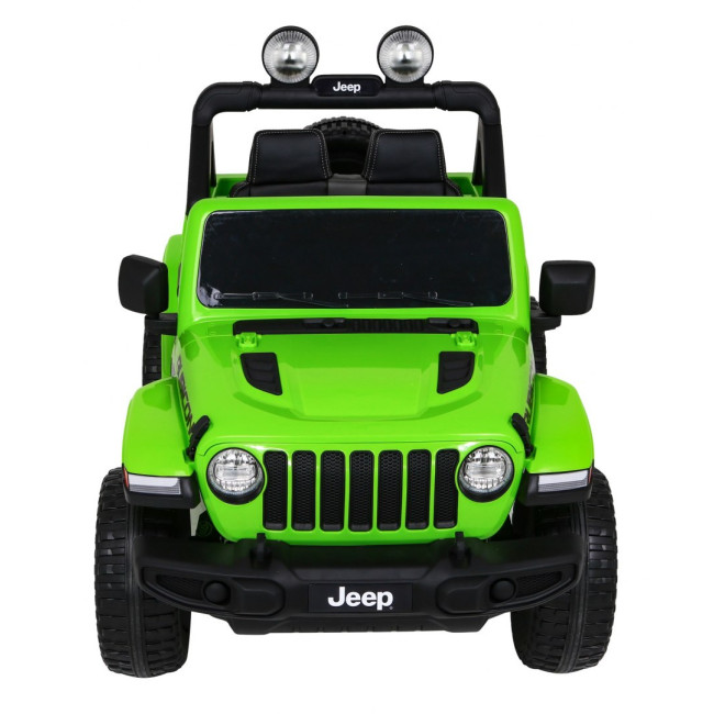 Детская аккумуляторная машинка Jeep Wrangler Rubicon Зеленая