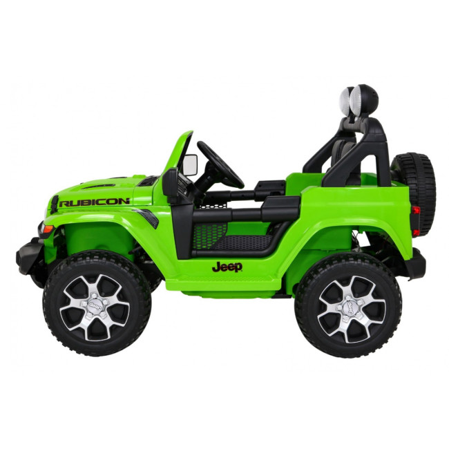 Детская аккумуляторная машинка Jeep Wrangler Rubicon Зеленая
