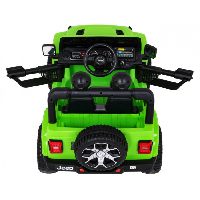 Детская аккумуляторная машинка Jeep Wrangler Rubicon Зеленая