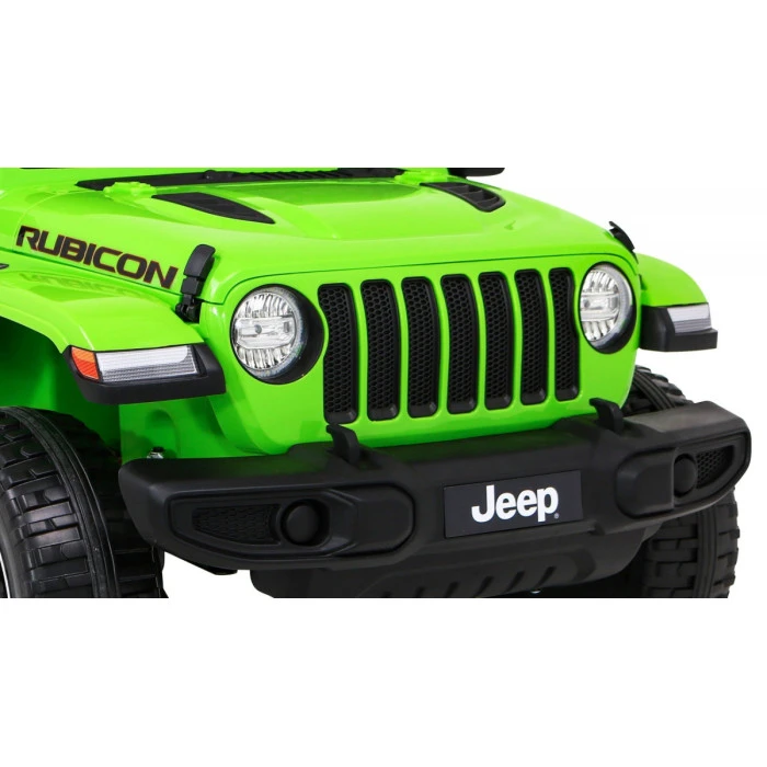 Детская аккумуляторная машинка Jeep Wrangler Rubicon Зеленая
