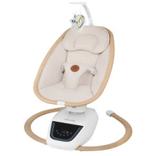 Крісло-гойдалка Lionelo OLIVIA BEIGE NATURAL