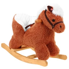 Лошадка качалка Ramiz Karino FDRK211, коричневая