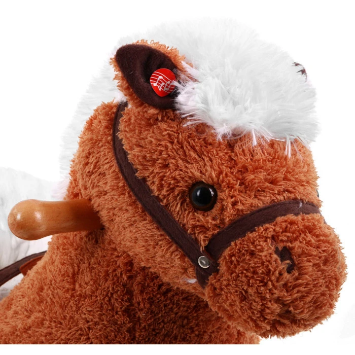 Лошадка качалка Ramiz Karino FDRK211, коричневая