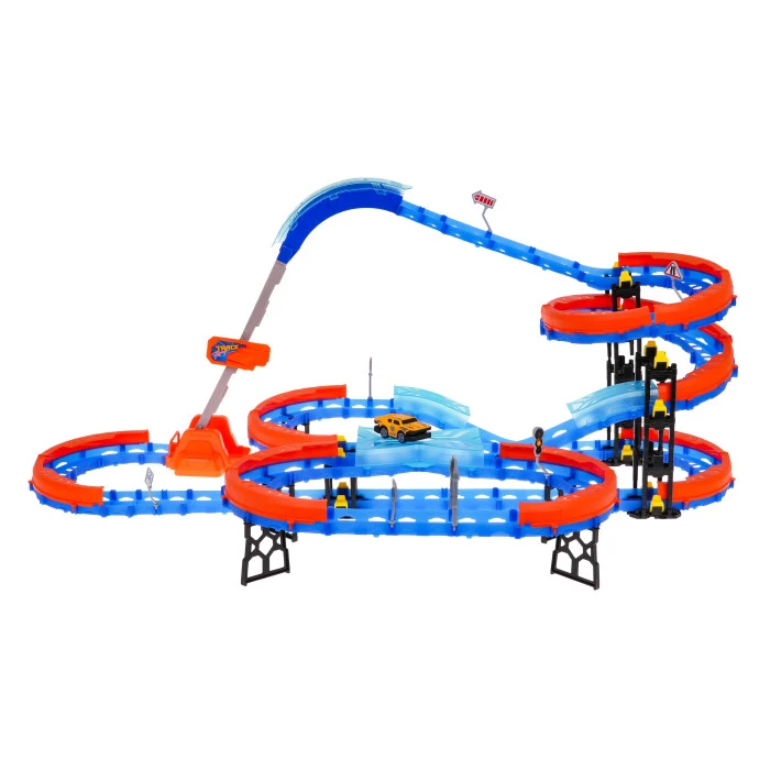 Дитяча гоночна траса зі сходами для дітей 3+