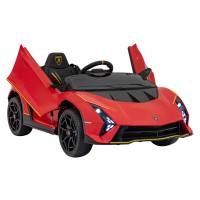 Детская аккумуляторная машинка Lamborghini Invencible Красная