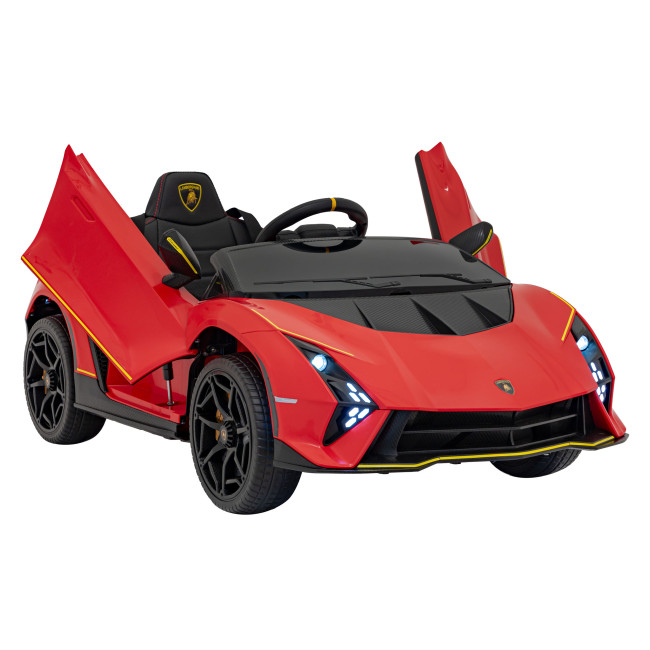 Детская аккумуляторная машинка Lamborghini Invencible Красная