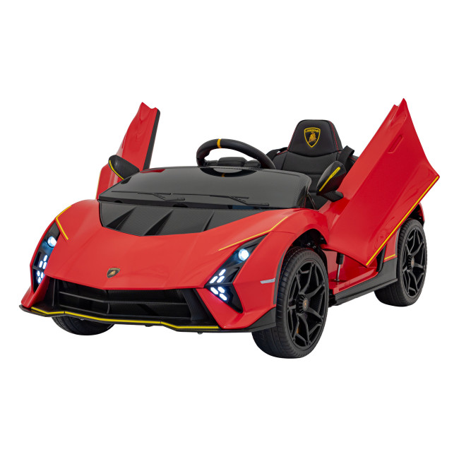 Детская аккумуляторная машинка Lamborghini Invencible Красная