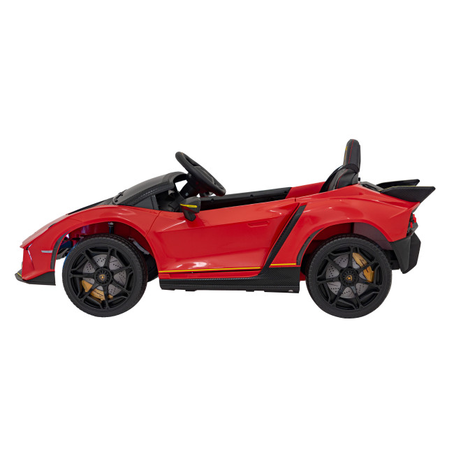 Детская аккумуляторная машинка Lamborghini Invencible Красная