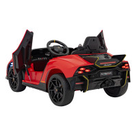 Детская аккумуляторная машинка Lamborghini Invencible Красная