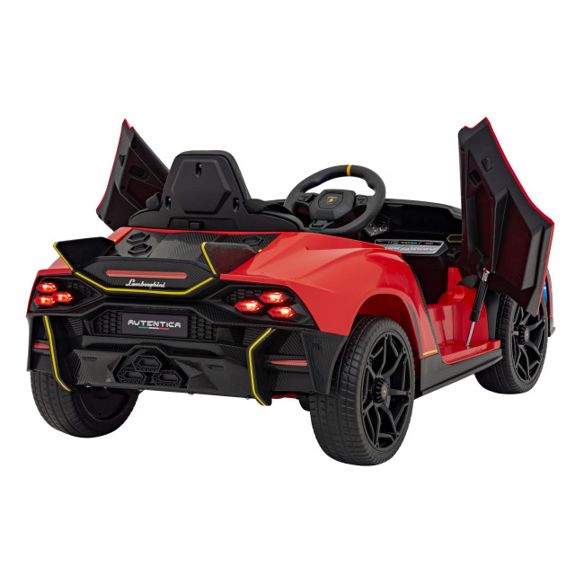 Детская аккумуляторная машинка Lamborghini Invencible Красная
