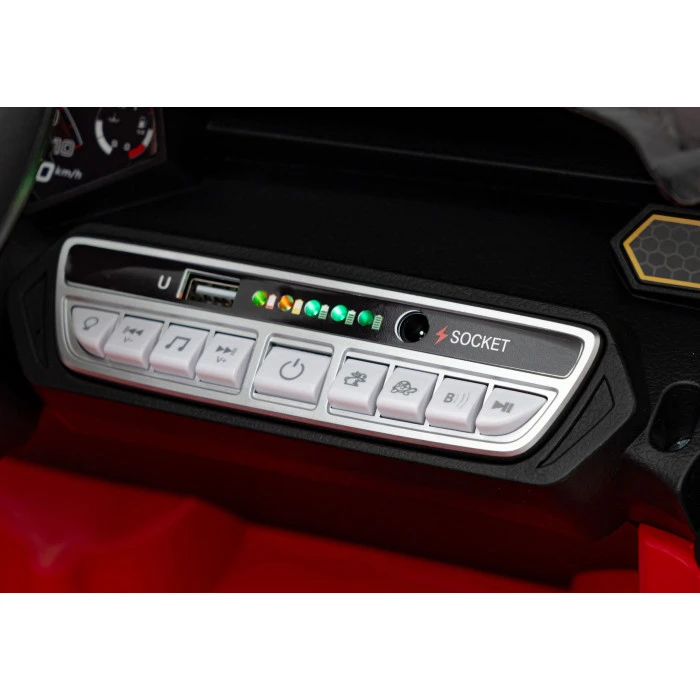 Дитяча акумуляторна машинка Lamborghini Invencible Червона