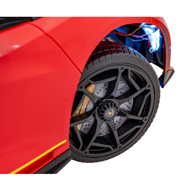 Детская аккумуляторная машинка Lamborghini Invencible Красная
