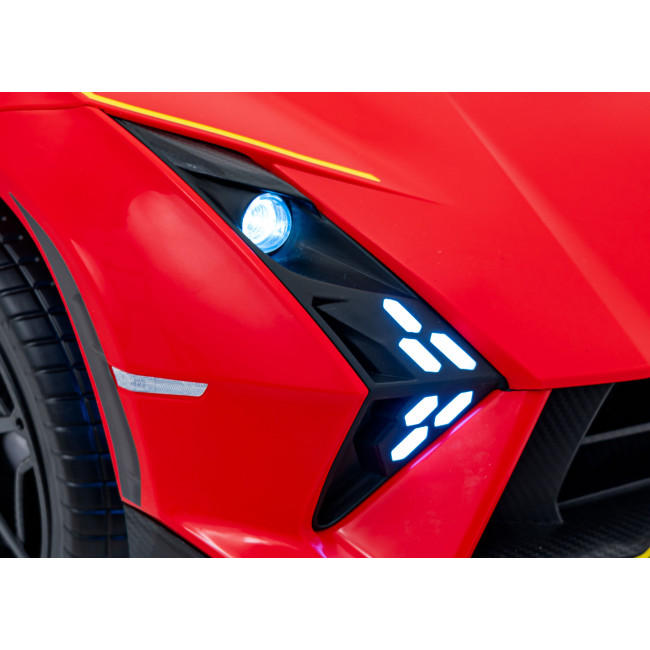 Детская аккумуляторная машинка Lamborghini Invencible Красная