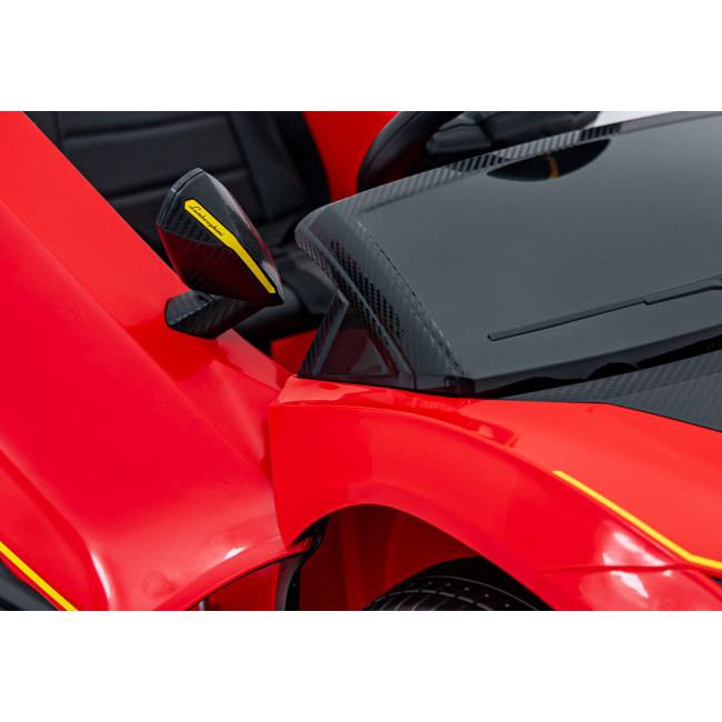 Детская аккумуляторная машинка Lamborghini Invencible Красная