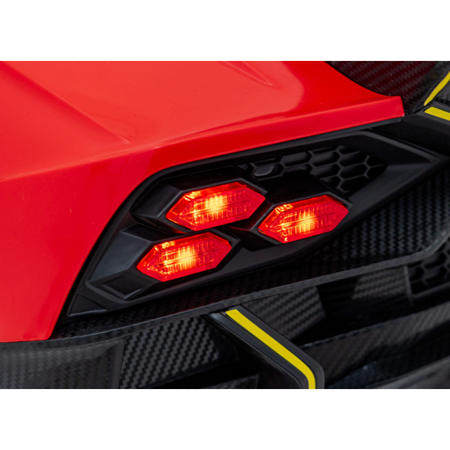 Детская аккумуляторная машинка Lamborghini Invencible Красная