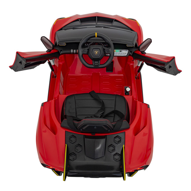 Детская аккумуляторная машинка Lamborghini Invencible Красная