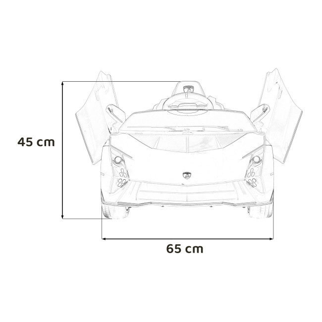 Детская аккумуляторная машинка Lamborghini Invencible Красная