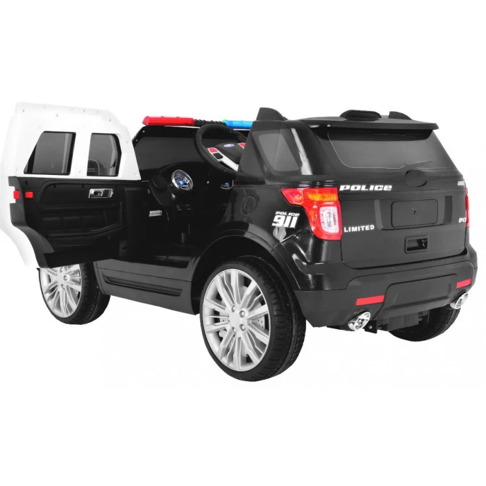 Авто внедорожник Полицейский на аккумуляторе для детей + Сирены + Фонари + МегаФон + Пульт + Бесплатный старт + EVA + Наклейки