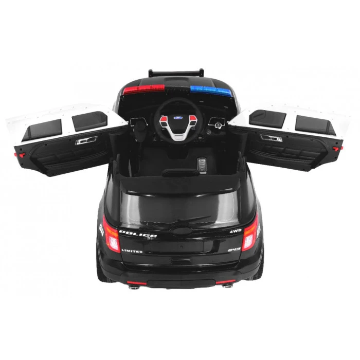 Авто внедорожник Полицейский на аккумуляторе для детей + Сирены + Фонари + МегаФон + Пульт + Бесплатный старт + EVA + Наклейки