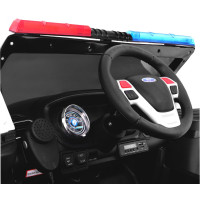 Авто внедорожник Полицейский на аккумуляторе для детей + Сирены + Фонари + МегаФон + Пульт + Бесплатный старт + EVA + Наклейки