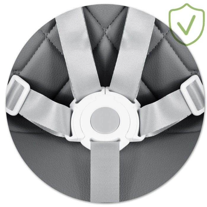 Стульчик для кормления Nukido Lilo серый