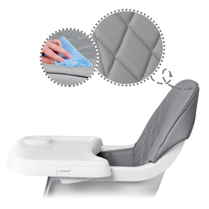 Стульчик для кормления Nukido Lilo серый