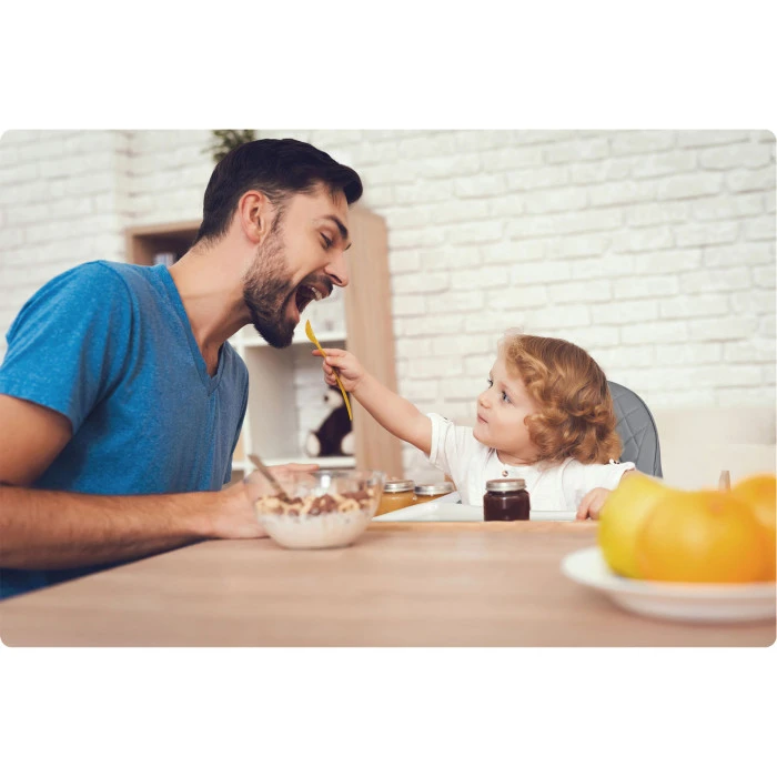 Стульчик для кормления Nukido Lilo серый