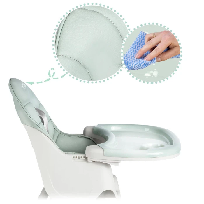 Стульчик для кормления со столиком Ricokids Milo зеленый