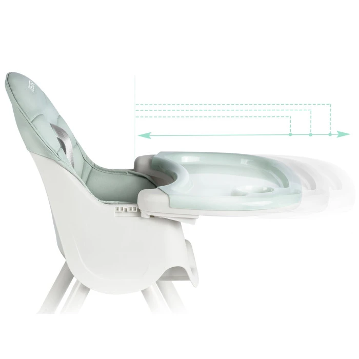 Стульчик для кормления со столиком Ricokids Milo зеленый