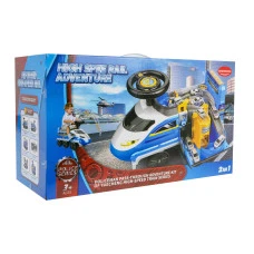 Детский полицейский толокар с игрушками 2в1 3+