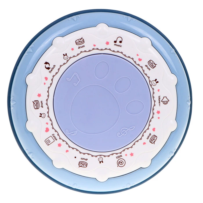 Детский барабан с микрофоном для детей 18м+