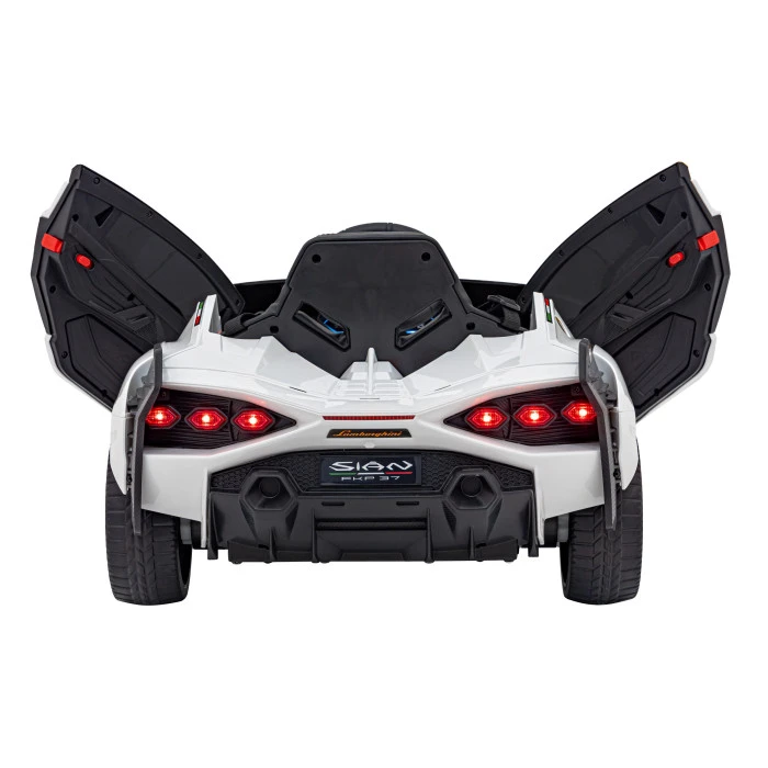 Lamborghini SIAN на аккумуляторе для детей Белый + Пульт + EVA + Free Start + Audio LED