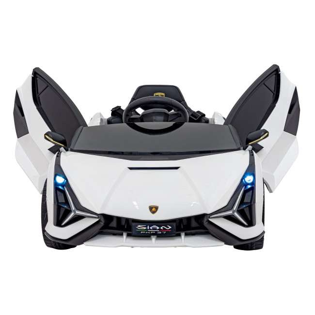 Lamborghini SIAN на акумуляторі для дітей Білий + Пульт + EVA + Free Start + Audio LED