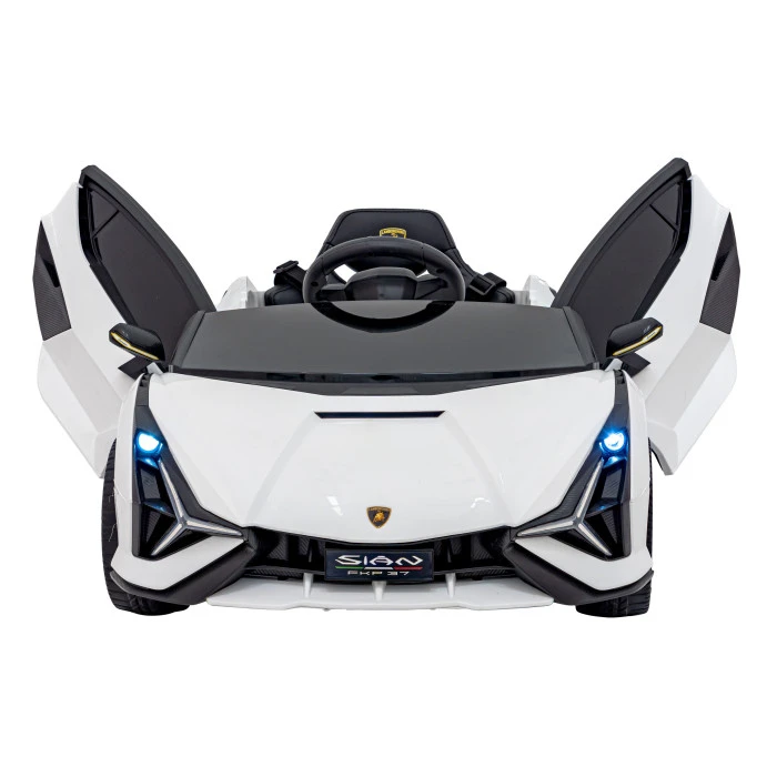 Lamborghini SIAN на аккумуляторе для детей Белый + Пульт + EVA + Free Start + Audio LED